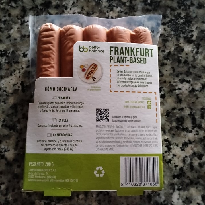 photo of better balance Frankfurt plant based shared by @martagm on  21 Apr 2024 - review