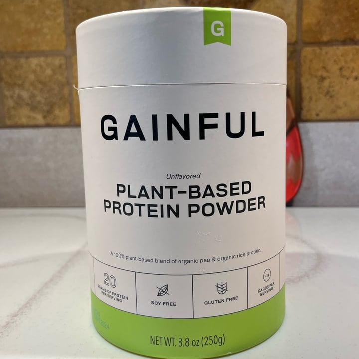 photo of Gainful plant-based protein powder-unflavored shared by @gardensoul on  05 Mar 2024 - review