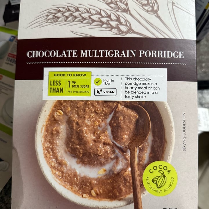 photo of Woolworths Food chocolate multigrain porridge shared by @andrew309 on  29 May 2025 - review