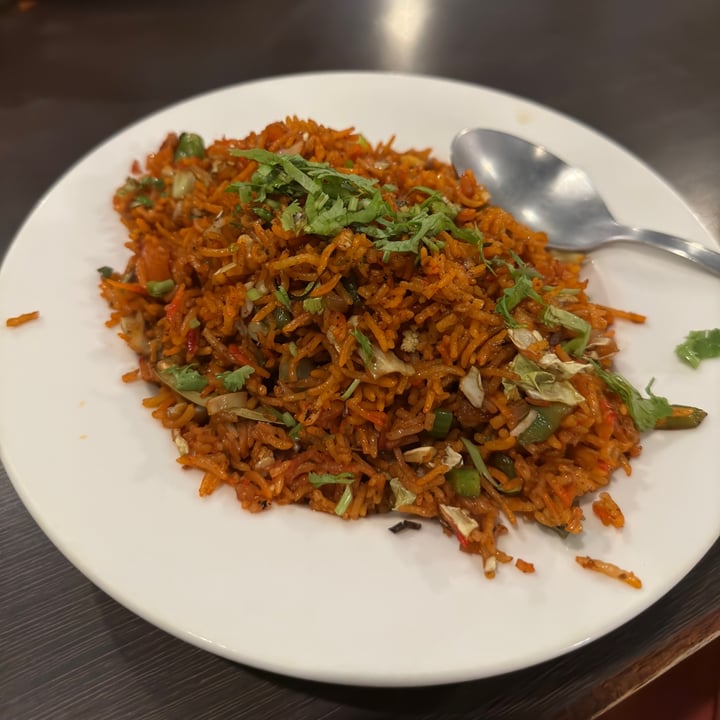 photo of Sushi Cafe And Continental Restaurant Vegetable Briyani shared by @vegan-ravana on  28 Dec 2023 - review