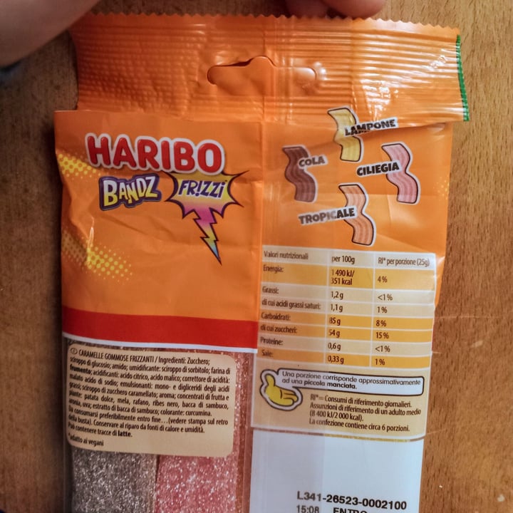 photo of Haribo Bandz Frizzi shared by @lindanichilist on  18 Feb 2024 - review