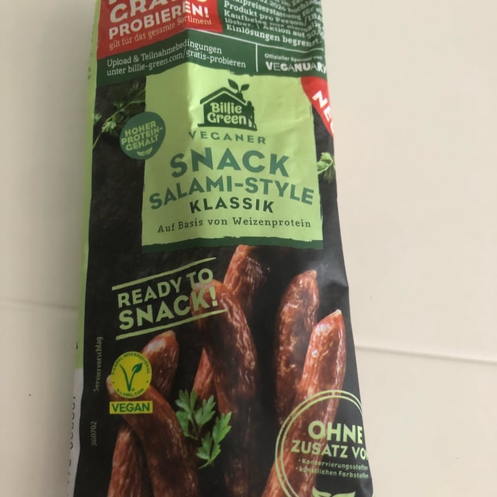photo of Billie Green Snack Salami-Style Klassik shared by @giusimorra on  09 May 2024 - review