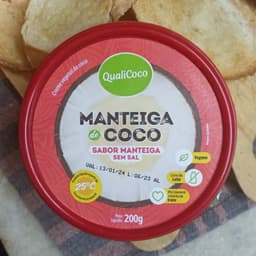 manteiga de côco sem sal qualicoco
