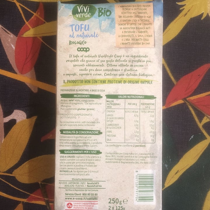 photo of Vivi Verde Coop Tofu Al Naturale shared by @machiara on  14 Oct 2023 - review