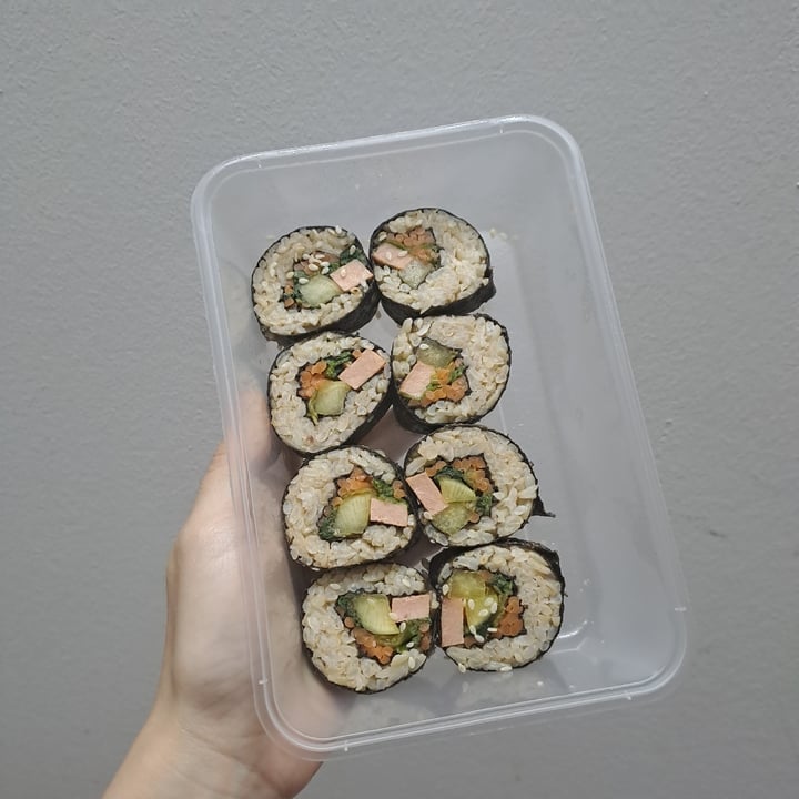 photo of Sunnychoice Vegan Cafe and Healthy Option Store gimbap shared by @plantaepy on  20 Sep 2025 - review