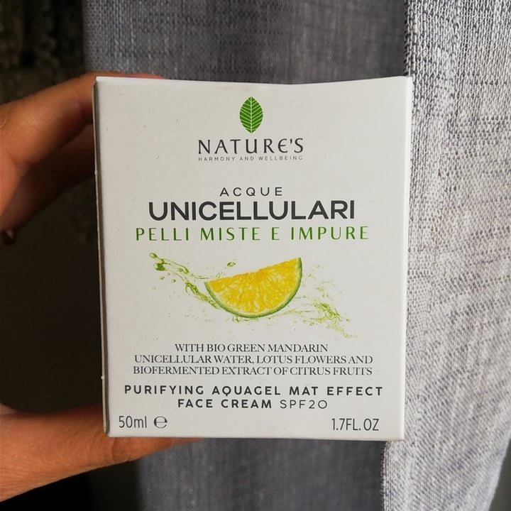 photo of Nature's crema acque unicellulari pelli miste e impure shared by @elena84 on  08 Nov 2023 - review