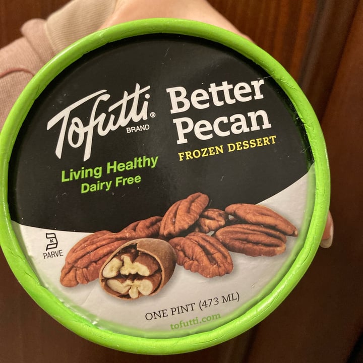 photo of Tofutti Better Pecan Frozen Dessert shared by @punksappho on  22 May 2024 - review