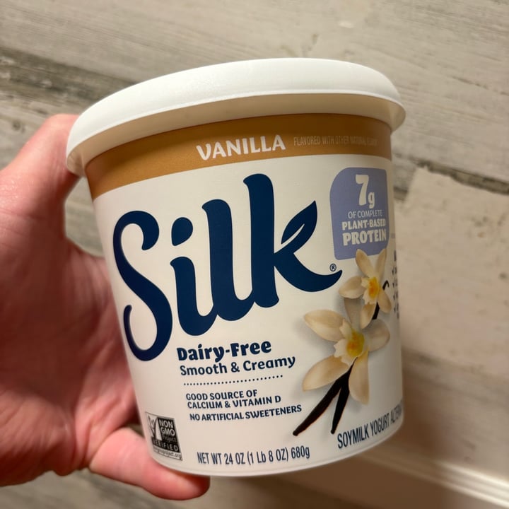 photo of Silk soymilk vanilla yogurt shared by @jorjor on  25 May 2024 - review