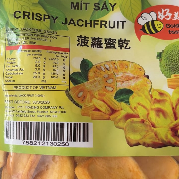photo of MIT SAY Crispy Jackfruit shared by @blacklilyleaf on  15 Oct 2025 - review