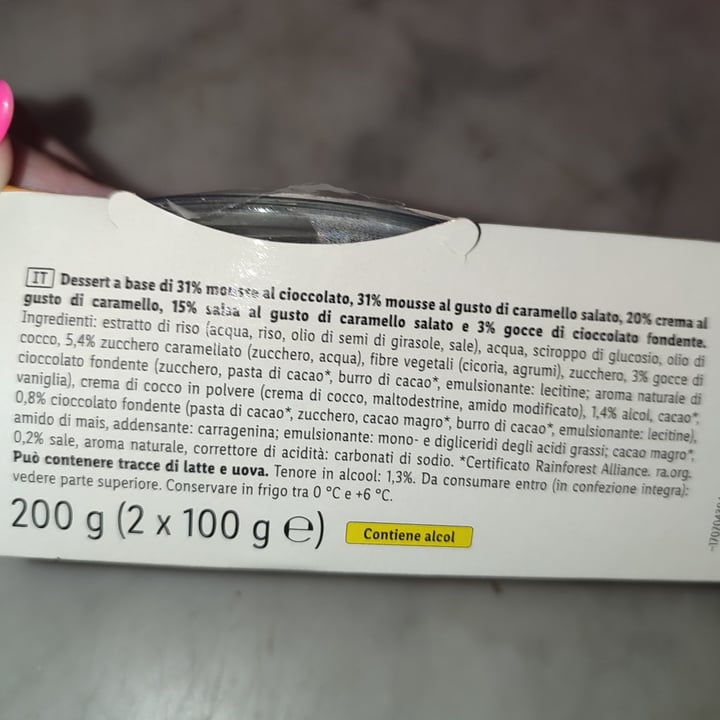 photo of Vemondo mousse vegana al cioccolato e caramello salato shared by @marty3110 on  22 Apr 2025 - review