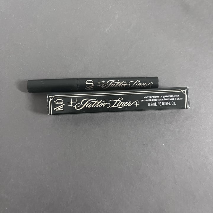 photo of Kat von d Tattoo Liner shared by @theveggienotebook on  07 May 2024 - review