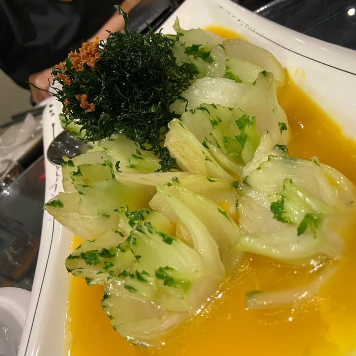 photo of LVC Vege Restaurant 创意林镇藩料理坊 Chinese milk cabbage with pumpkin sauce shared by @fxk on  05 Apr 2024 - review