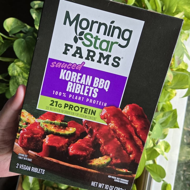 photo of MorningStar Farms Korean BBQ Riblets shared by @agreene428 on  08 Oct 2025 - review