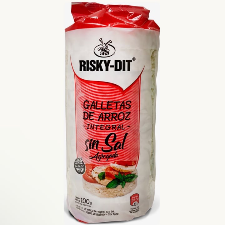 photo of Risky-dit Galletas De Arroz Integral Sin Sal shared by @laraconi on  07 Apr 2024 - review