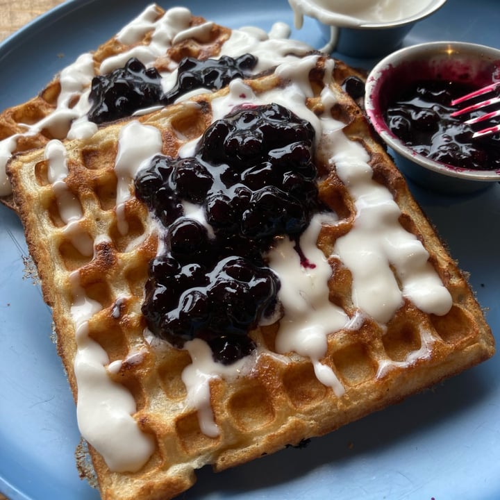 photo of Ox Eats Grass Blueberry Lemon Waffles shared by @veggie-meg on  06 May 2024 - review