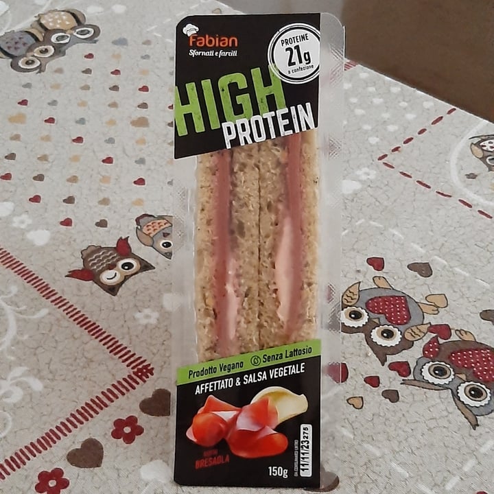 photo of Fabian Hight Protein Affettato E Salsa Vegetale shared by @asioflammeus on  20 Dec 2023 - review