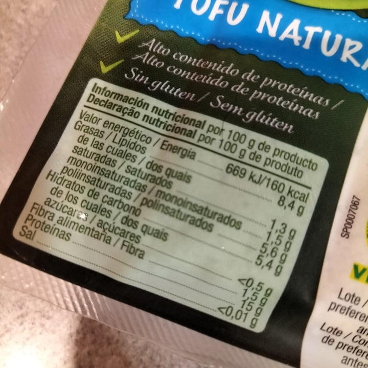 photo of Green & Veggie Burger Tofu natural shared by @javisanx on  24 Jan 2024 - review