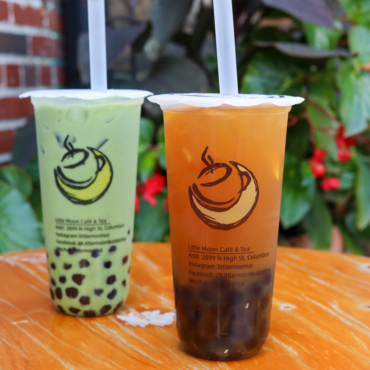 Little Moon Cafe and Tea Tropical Fruit Green Tea w/ Boba Reviews