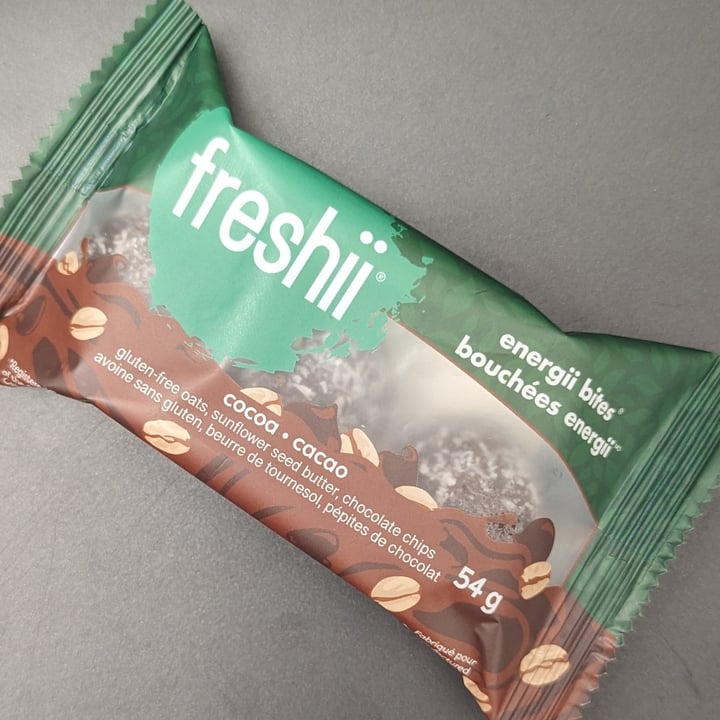 photo of Freshii cocoa energii bites shared by @stormm on  08 Feb 2024 - review