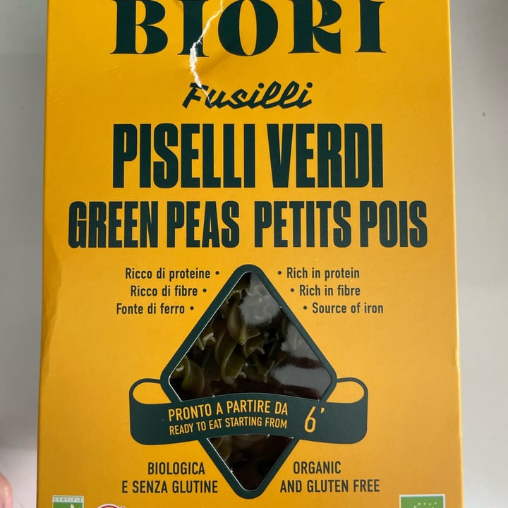 photo of Biori Fusilli Piselli Verdi Green Peas shared by @robertopaolo on  15 Apr 2024 - review