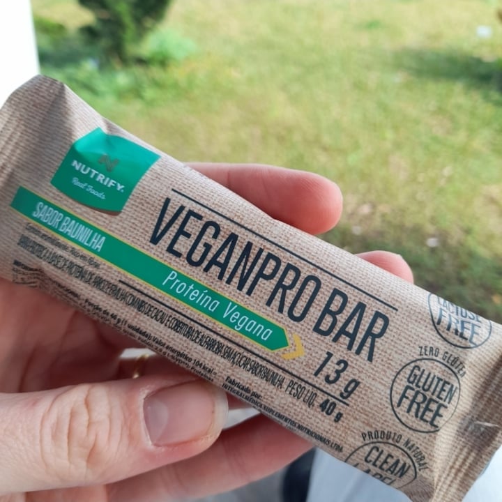 photo of Nutrify. - Food Veganpro Bar - Baunilha shared by @lunkesjo on  10 Mar 2024 - review