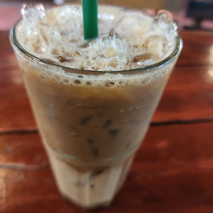photo of Om Garden Cafe Iced Soy Latte shared by @teamaldous on  20 Apr 2024 - review