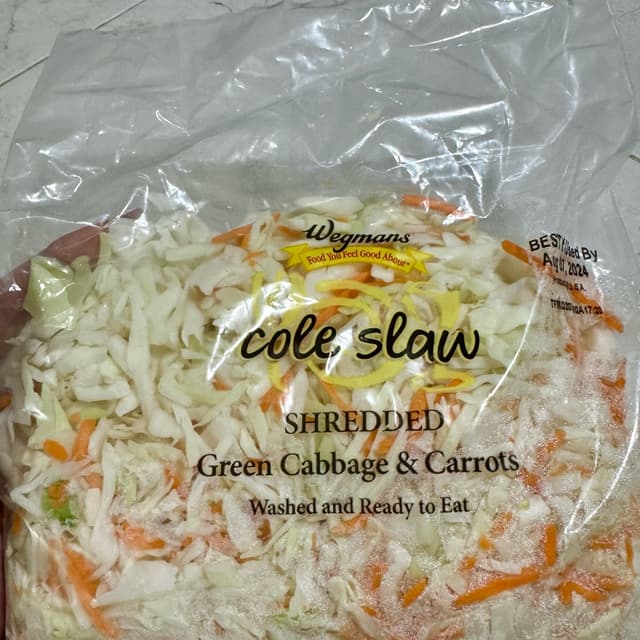 Cole Slaw from Wegmans Vegan Product Reviews Ratings abillion