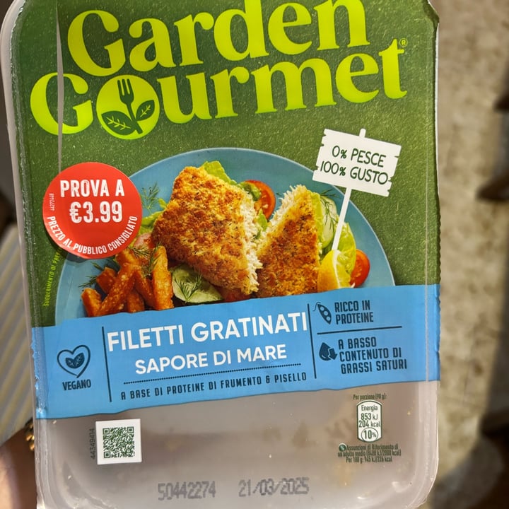 photo of Garden Gourmet i filetti gratinati sapore di mare shared by @marti99 on  11 Mar 2025 - review