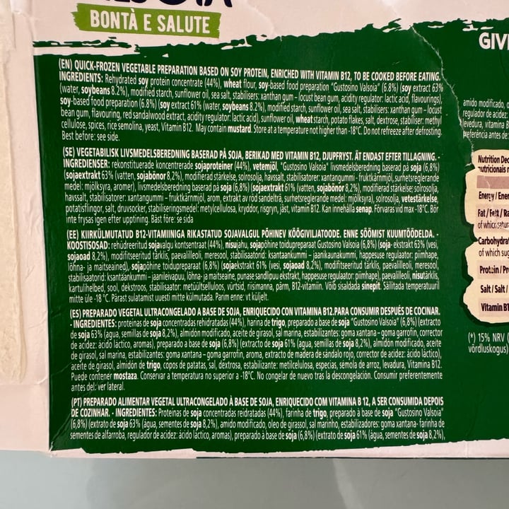 photo of Valsoia Plant-based Cordon Bleu shared by @millito on  22 Jul 2025 - review