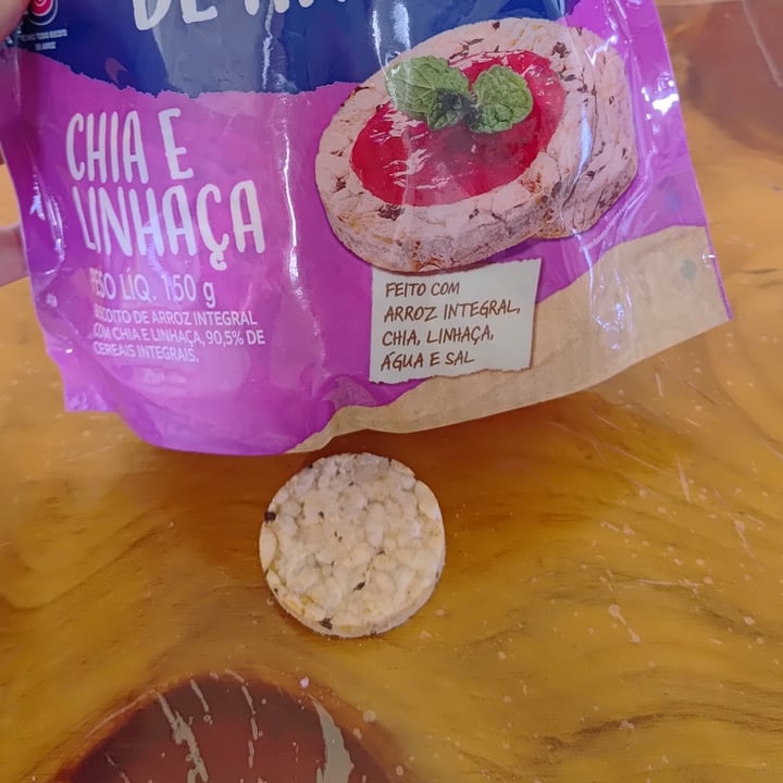photo of Camil Biscoito De Arroz Sem Glúten Chia E Linhaça shared by @thaiszanchettin on  15 Jan 2025 - review