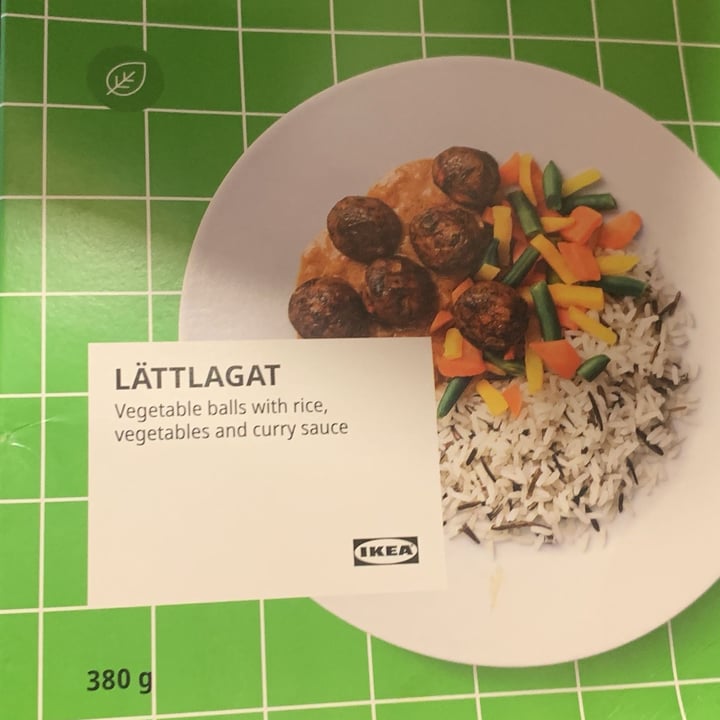 photo of Ikea Lättlagat Vegetable Balls with Rice, Vegetables and Curry Sauce  shared by @greenpiglet on  24 Aug 2025 - review