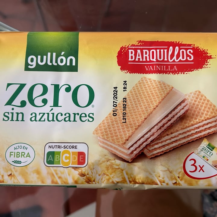 photo of Gullón Zero Sin Azúcares Barquillos Vainilla shared by @federego77 on  26 Sep 2023 - review