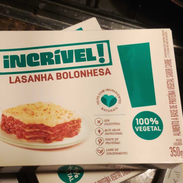 photo of Incrível - Seara lasanha bolonhesa shared by @analuisasanchesg on  10 Sep 2024 - review