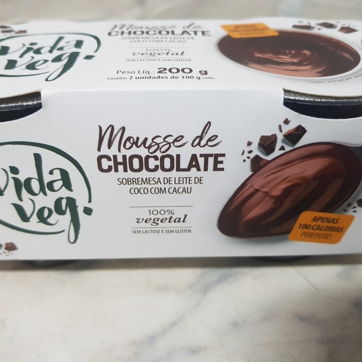 photo of Vida Veg Mousse de Chocolate shared by @tatigea on  01 Sep 2023 - review