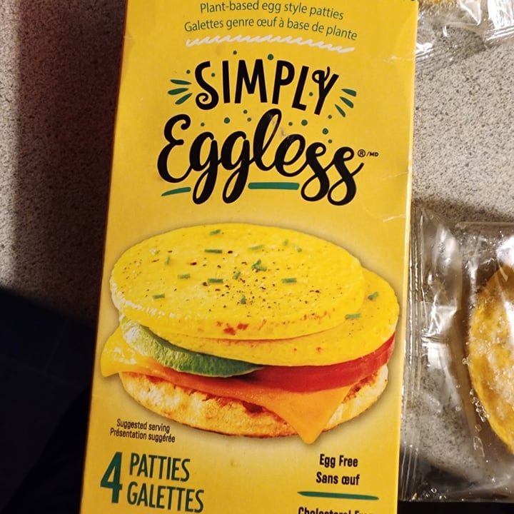 photo of Simply Eggless Patties shared by @veganelduderino on  30 Dec 2023 - review