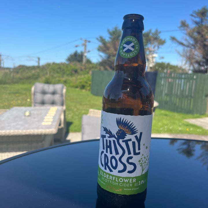 photo of Thistly Cross Elderflower Scottish Cider shared by @devon0 on  12 Jul 2025 - review