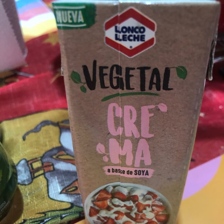 photo of Lonco Leche Crema vegetal shared by @roseylovesveggies on  01 Jan 2024 - review