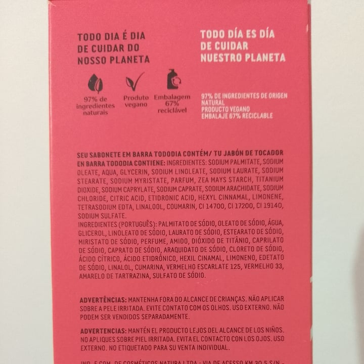 photo of Natura Caja de jabones de tocador - Frambuesa y pimienta rosa shared by @nataliadelvalle on  16 Jul 2025 - review