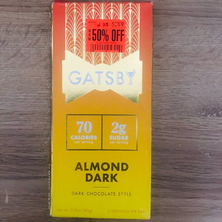 photo of gatsby chocolate Almond Dark shared by @emmc1 on  20 Aug 2025 - review