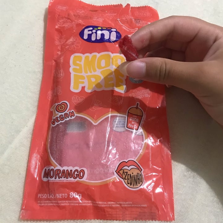 photo of Fini Smoo Free Morango shared by @gabrielli on  23 Mar 2025 - review