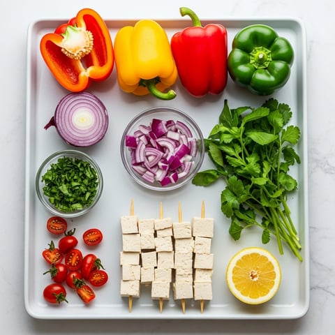 Easy Homemade Vegan Tofu Souvlaki Skewers: Your Quick Greek-Inspired Dinner
