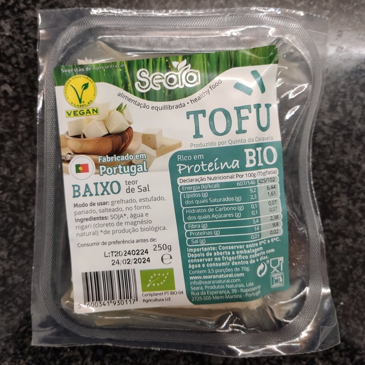 photo of Seara natural Tofu shared by @flavia93 on  31 Mar 2024 - review