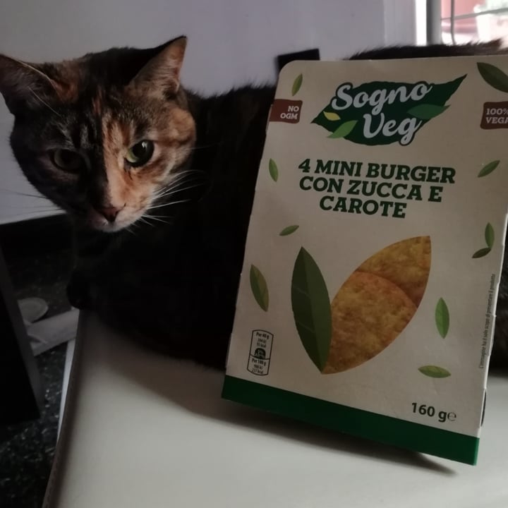 photo of Sogno Veg  - burger soia Mini Burger Con Zucca E Carote shared by @cristina71 on  02 Jan 2024 - review
