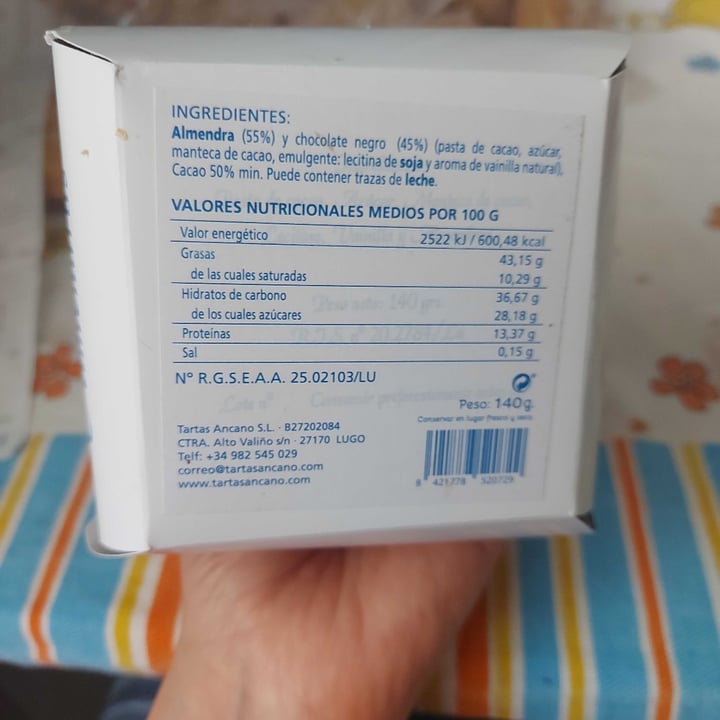 photo of Ancano bombones de almendras shared by @angearion on  18 May 2024 - review