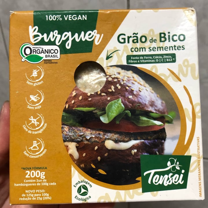 photo of Tensei Hamburguer de grão de bico com sementes shared by @mbenitez on  05 Dec 2023 - review