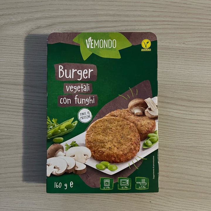 photo of Vemondo 2 burger ai funghi shared by @padfoot on  24 May 2025 - review