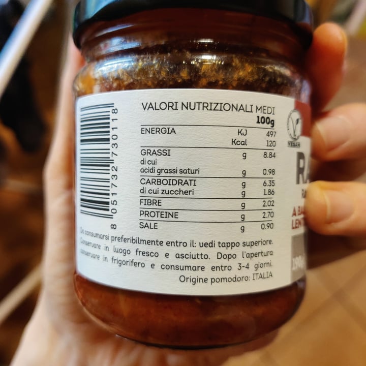photo of Mondovè Ragù vegetale di lenticchie shared by @michelanice on  10 Apr 2024 - review