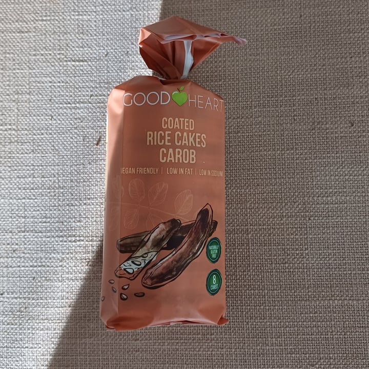 photo of Good Heart Coated Rice Cakes Carob shared by @tayethevegan on  10 Apr 2024 - review