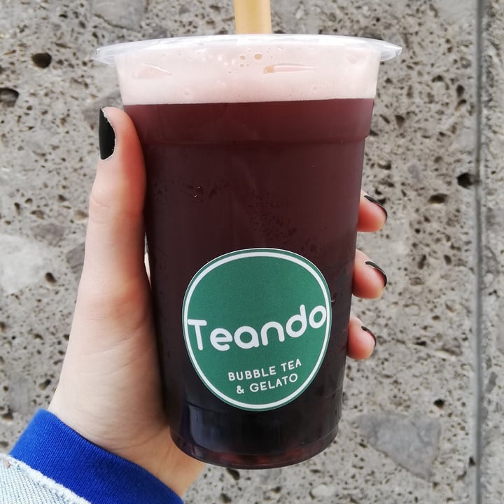 photo of Teando - Bubble Tea & Gelato Blueberry Tea With Tapioca shared by @callmeancy on  06 Apr 2024 - review