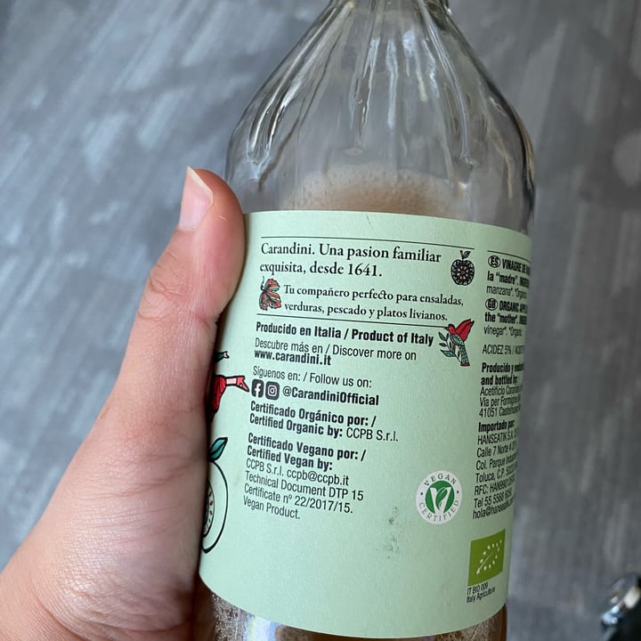 photo of Carandini Vinagre De Manzana shared by @elenapera on  30 May 2024 - review